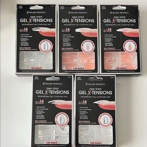 Salon Perfect Gel X-Tensions - Pink and Clear Press-On Nails